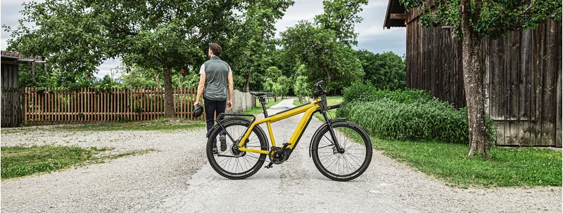 Riese and Muller Supercharger GT Rohloff HS Electric Bike Curry Matt-8